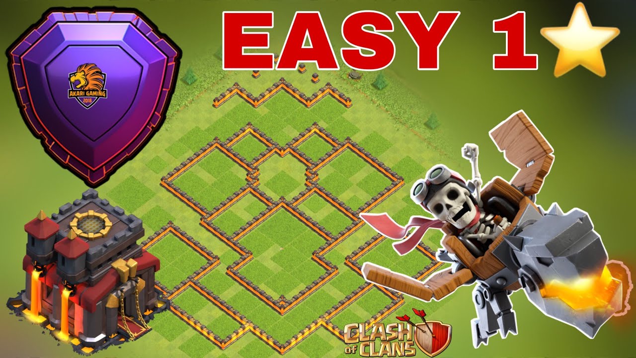 BASE TH10 THỦ 1 SAO BAY RANK HUYỀN THOẠI Clash of clans 