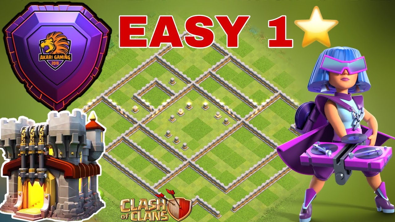 BASE TH11 BAY RANK HUYỀN THOẠI DỄ 1 SAO tháng 8 2021 Clash of clans