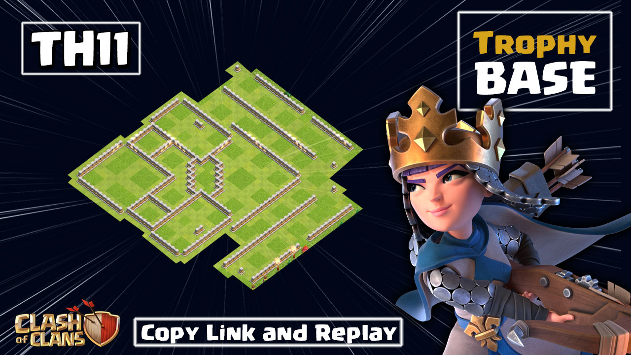 BASE TH11 Leo Rank HUYỀN THOẠI Tháng 4 2023 Clash of clans