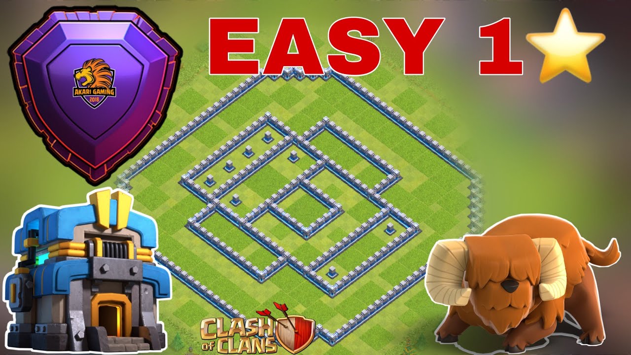 BASE TH12 THỦ HUYỀN THOẠI TH13 ĐÁNH 1 SAO Clash of clans 