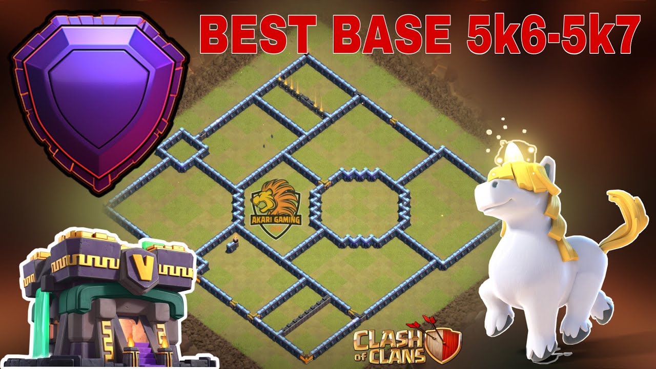 BASE TH14 BAY CÚP HUYỀN THOẠI RANK 5k6 - 5k7 MỚI NHẤT 2021 Clash of clans