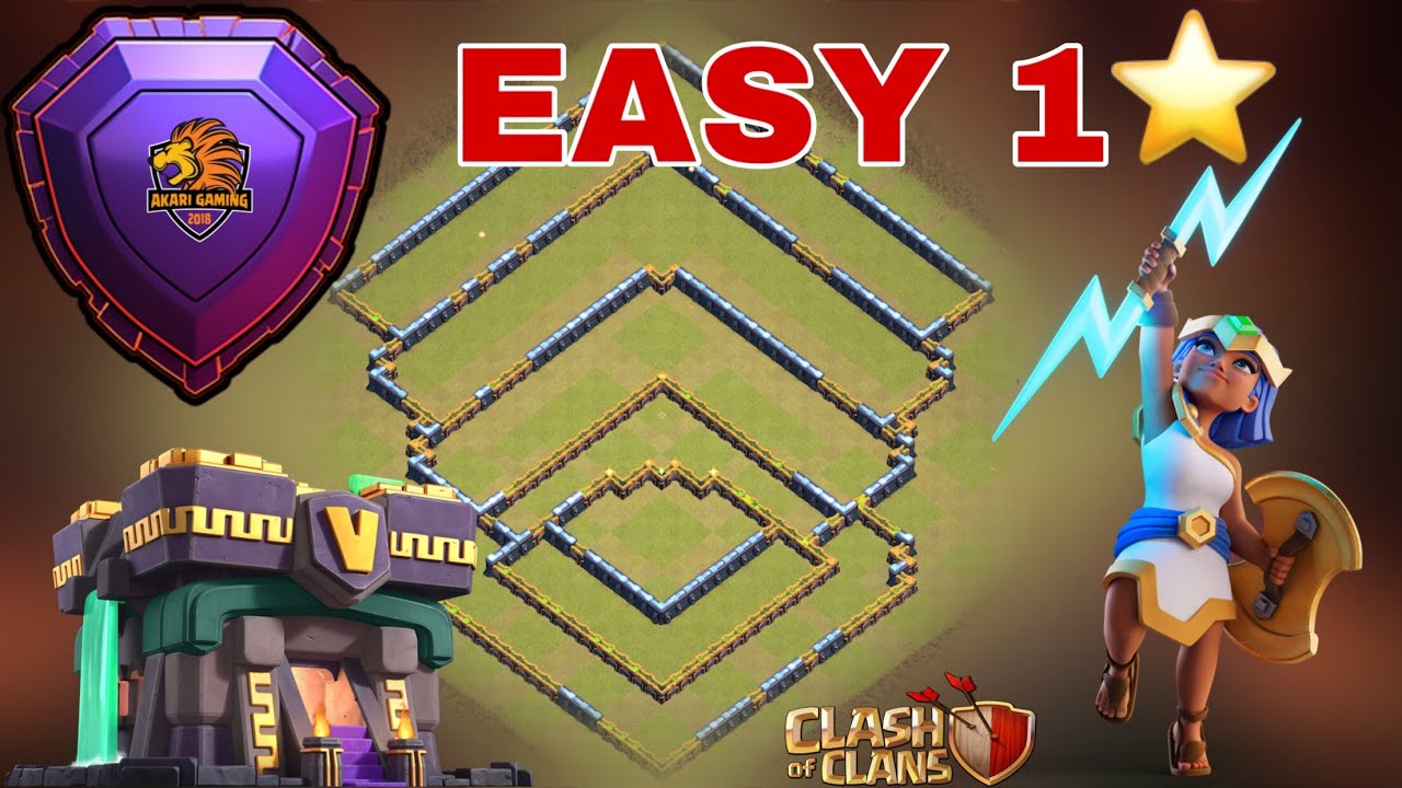 BASE TH14 DỄ 1 SAO RANK 5k7 HUYỀN THOẠI SAU UPDATE Tháng 9 2021 Clash of clans