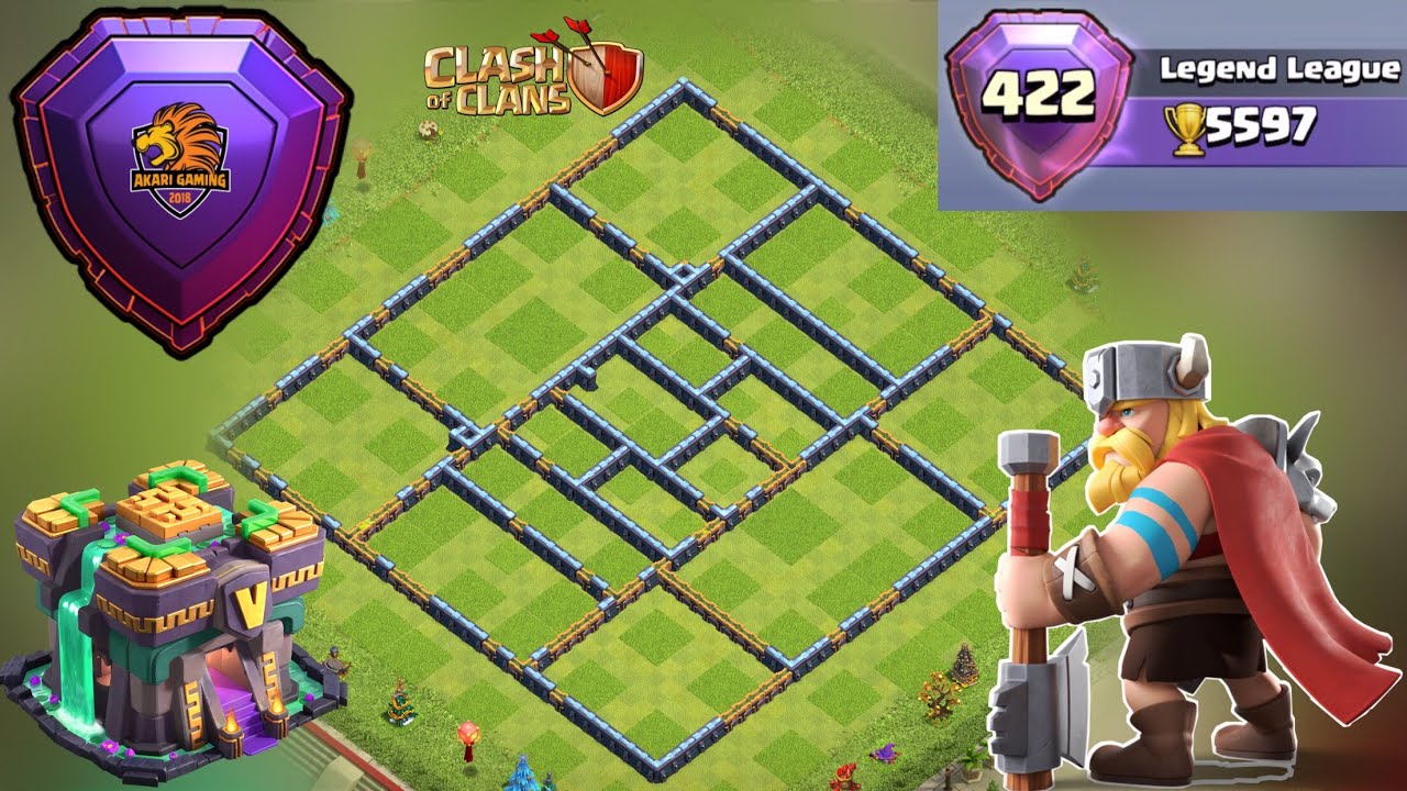 BASE TH14 LEO RANK 5k6 HUYỀN THOẠI CỰC NHANH tháng 7 2021 Clash of clans 