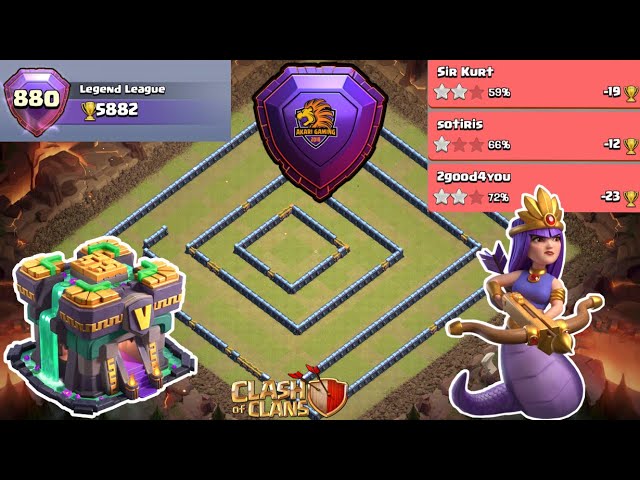 BASE TH14 RANK 5k9 1 SAO HUYỀN THOẠI TOP 2 ÚC mùa giải tháng 5  2021 Clash of clans