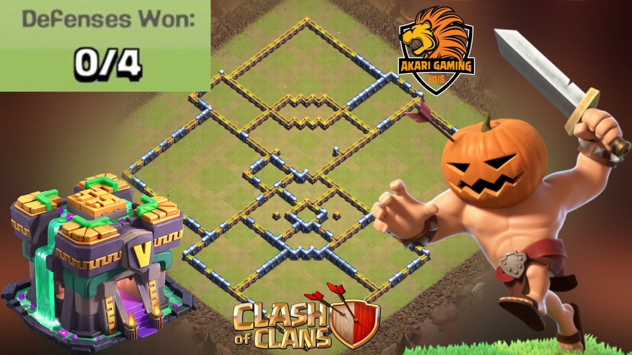 BASE TH14 THỦ 4 LƯỢT TRONG 1 WAR 50 vs 50 Tháng 10 2021 Clash of clans 