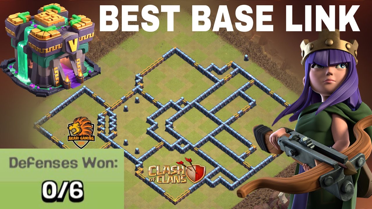 BASE TH14 THỦ 6 LƯỢT ĐÁNH TRONG 1 TRẬN WAR ELITE TH14 Clash of clans 