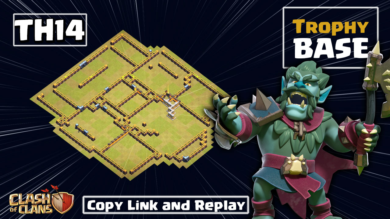 Base Th14 Leo Rank Huyền Thoại Th15 đánh không nát - Clash of clans