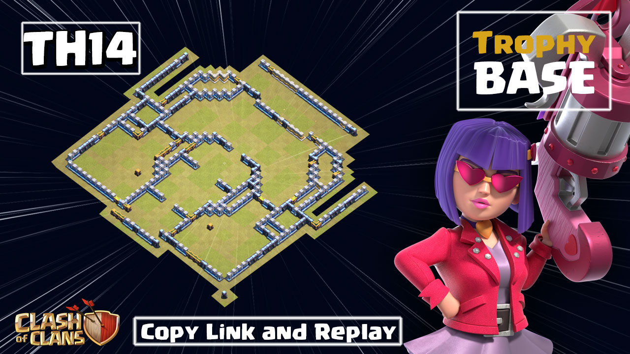 Base Th14 Thủ Hội Chiến 7 ngày Không Nát - Clash of clans 