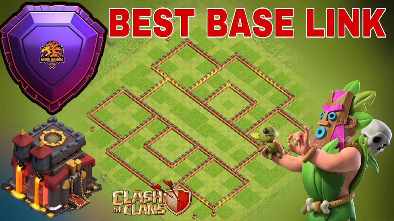 NEW BASE TH10 RANK HUYỀN THOẠI THỦ CÚP HIỆU QUẢ Clash of clans 