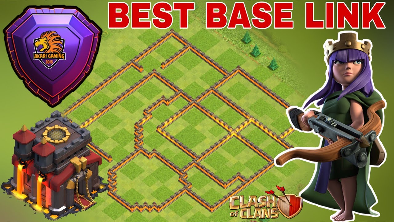 NEW BASE TH10 RANK HUYỀN THOẠI THỦ SIÊU CỨNG Clash of clans