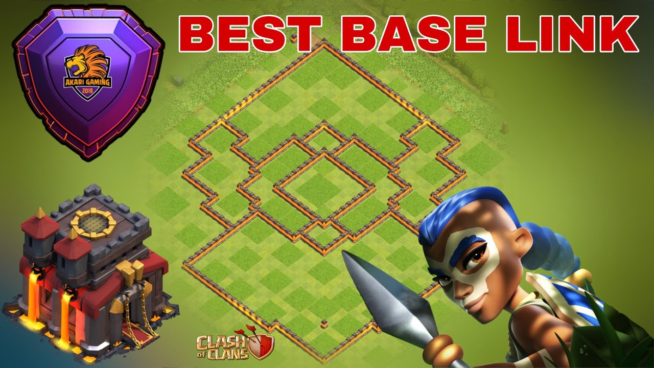 NEW BASE TH10 RANK HUYỀN THOẠI 1 SAO THỦ TÀI NGUYÊN HIỆU QUẢ Clash of clans