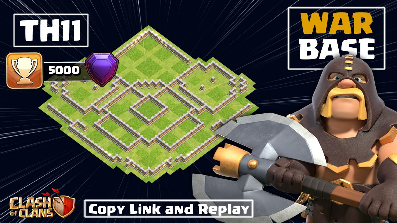 NEW BASE TH11 THỦ CÚP LEO RANK HUYỀN THOẠI Tháng 4 2022 Clash of clans 