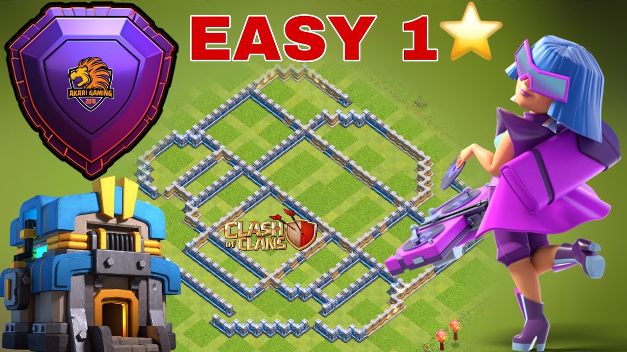 NEW BASE TH12 BAY CÚP HUYỀN THOẠI DỄ 1 SAO Tháng 8 2021 Clash of clans