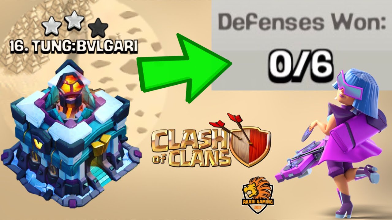 NEW BASE TH13 THỦ 6 LƯỢT WAR - TH14 ĐÁNH KHÔNG NÁT - Clash of clans | Akari Gaming