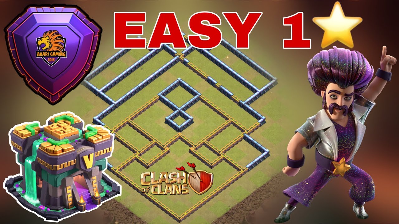 NEW BASE TH14 DỄ 1 SAO LEO RANK 5k7 TOP HUYỀN THOẠI HIỆU QUẢ tháng 8 2021 Clash of clans 