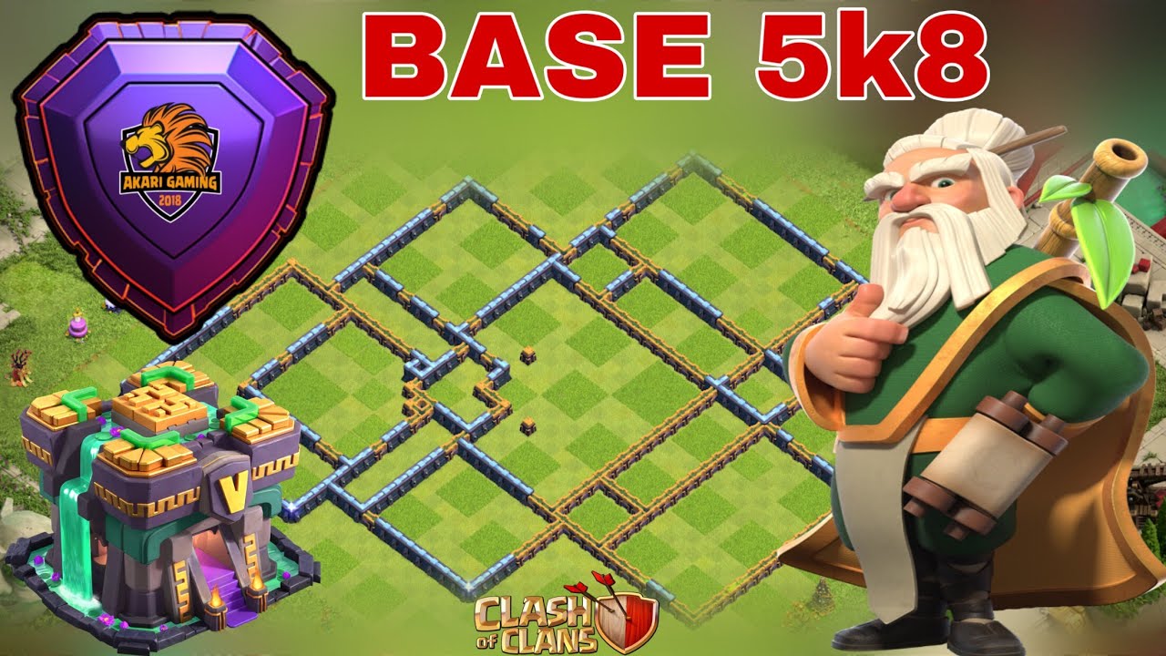 NEW BASE TH14 DỄ 1 SAO RANK 5k8 HUYỀN THOẠI BAY CÚP Tháng 10 2021 Clash of clans 