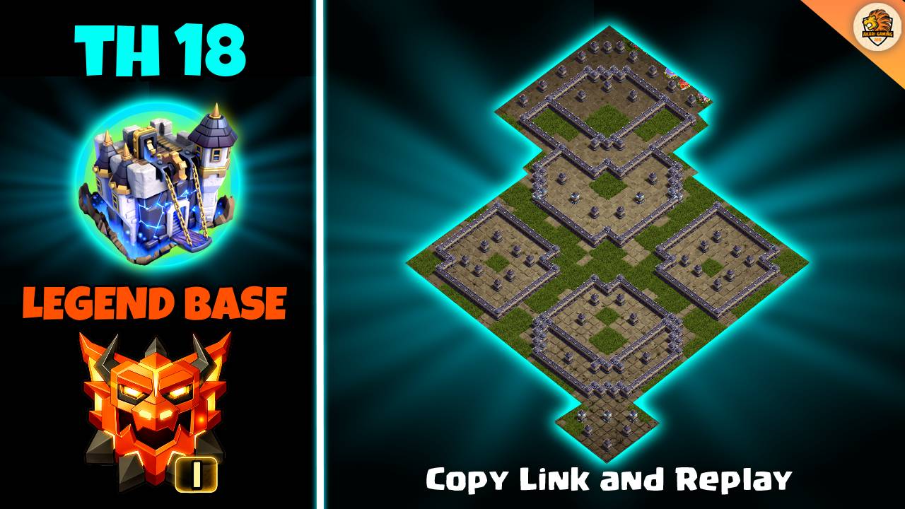 NEW BASE TH18 Huyền Thoại 1 Thủ 1 Sao Cùng Máy Ném Bánh Tháng 10 2026 Clash of clans | Akari Gaming