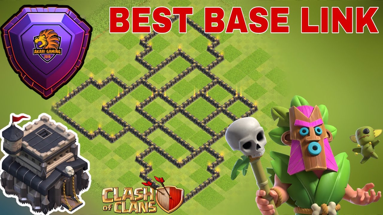 NEW BASE TH9 RANK HUYỀN THOẠI TH7 GẶP LÀ CHO CÚP LUÔN  Clash of clans