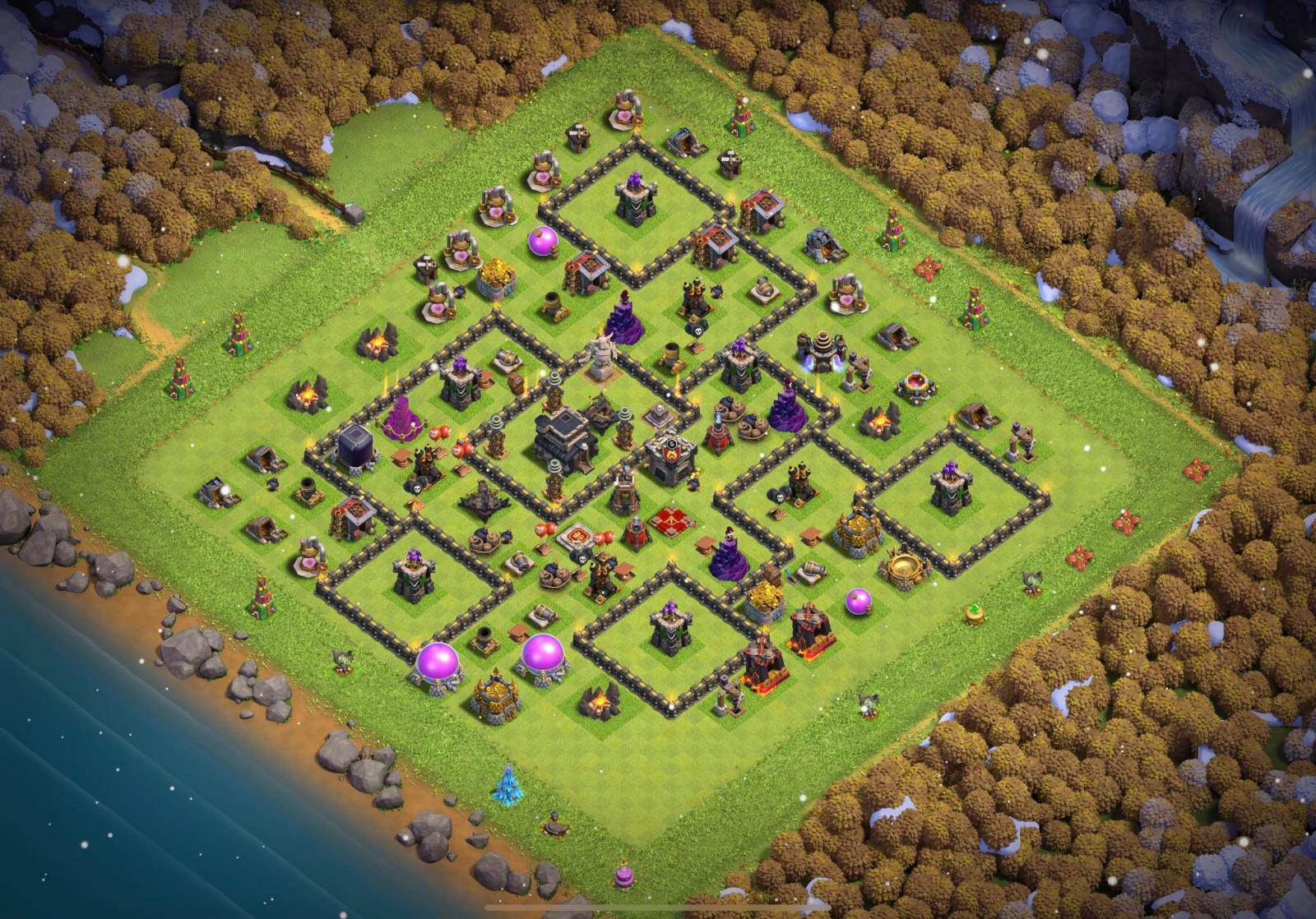NEW BASE TH9 Thủ 1 Sao Bay Cúp Huyền Thoại 2022 Clash of clans New Base Th9 Thủ 1 Sao Bay Cúp Huyền Thoại 2022 Clash Of Clans
