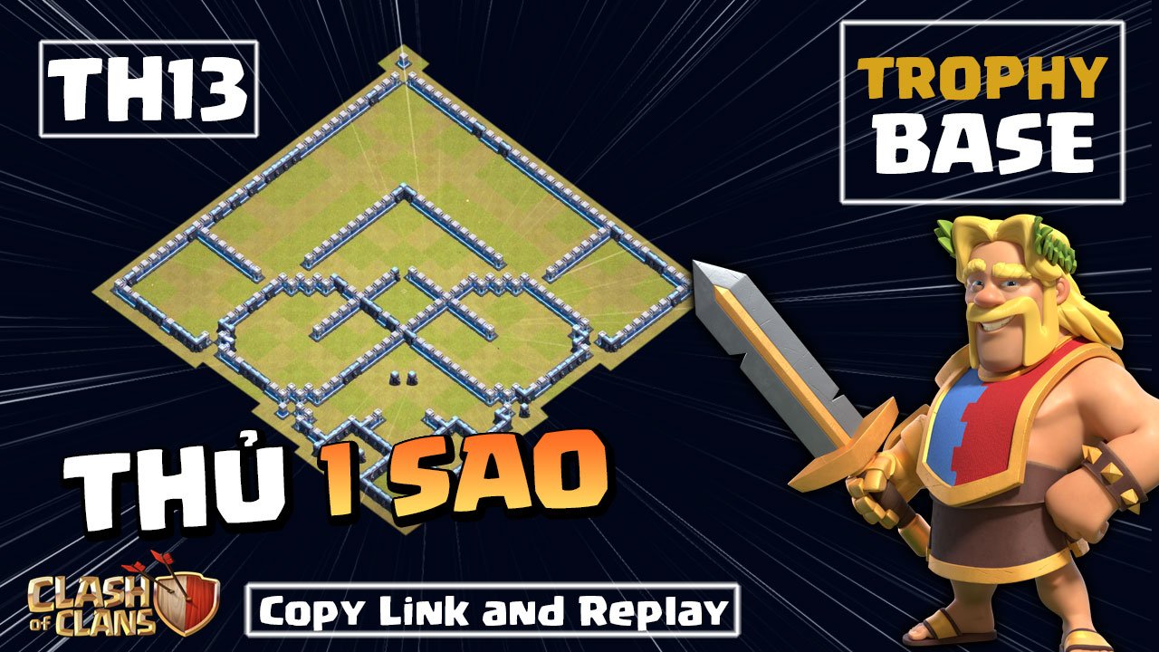 New BASE TH13 THỦ 1 SAO BAY CÚP HUYỀN THOẠI 2022 Clash of clans 