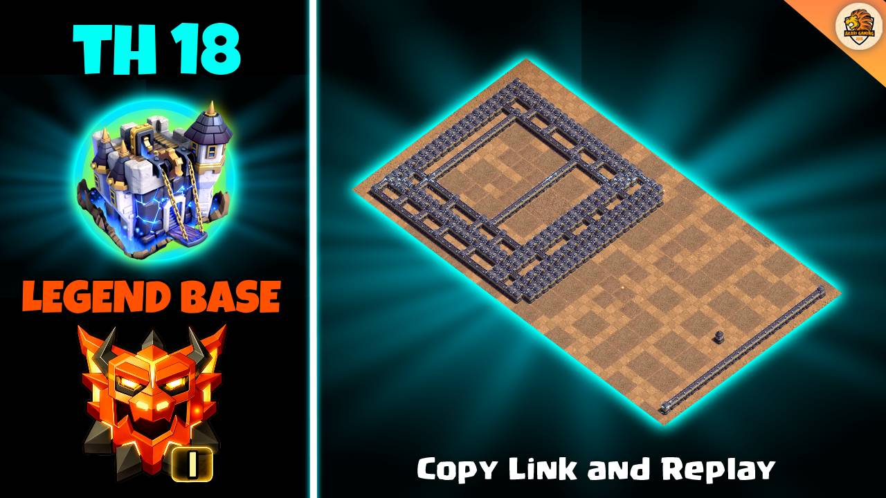 New BASE TH18 Huyền Thoại 1 Thủ 1 Sao Cùng Máy Ném Bánh Tháng 10 2026 Clash of clans