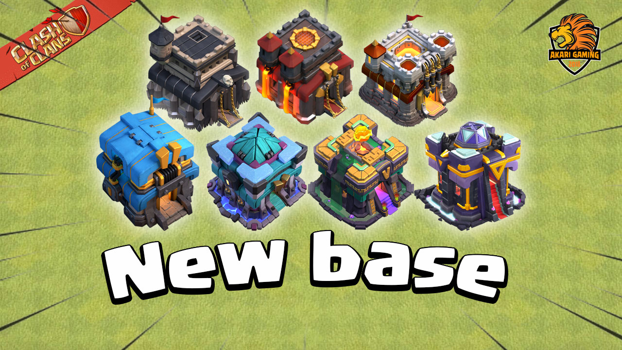 Top base mới nhất th9 - th15 đánh hội chiến 2023 clash of clans