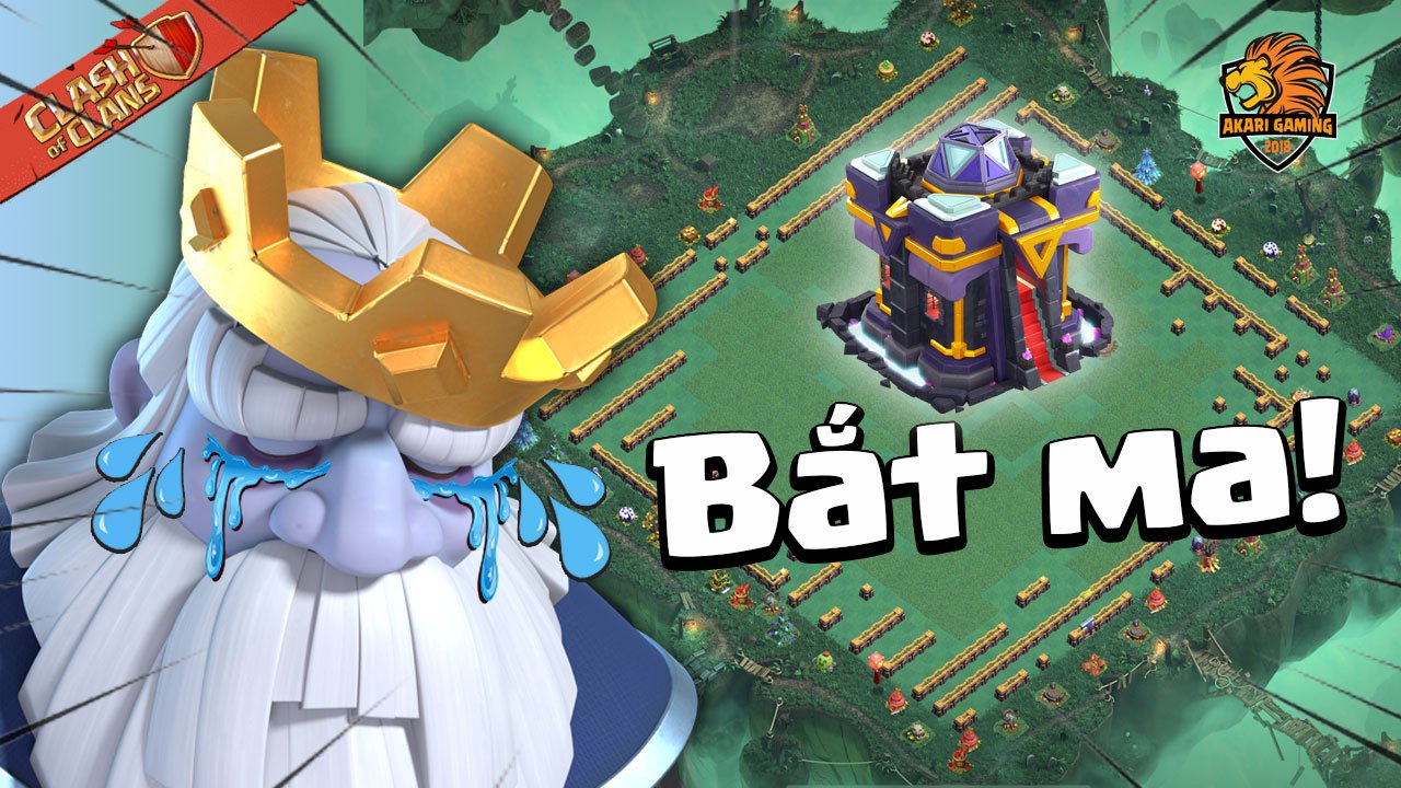 New Base TH15 BẮT MA - THủ 1 SAO BAY CÚP Huyền Thoại Clash of clans