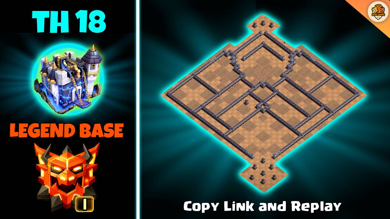 PUSH BASE TH18 Huyền Thoại 1 Thủ 1 Sao Cùng Máy Ném Bánh Tháng 10 2026 Clash of clans