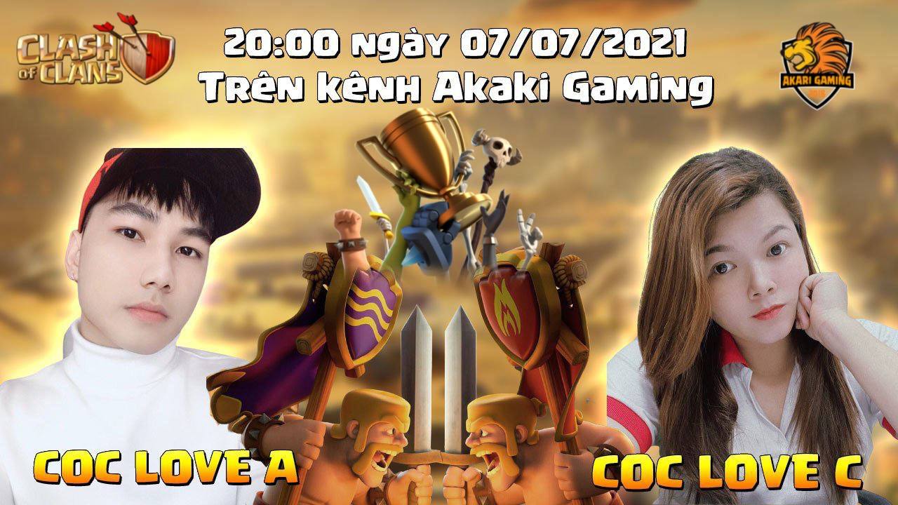 COC LOVE A vs COC LOVE CHUNG KẾT GIẢI TẤU HÀI COC LOVE LẦN 2 Clash of clans 