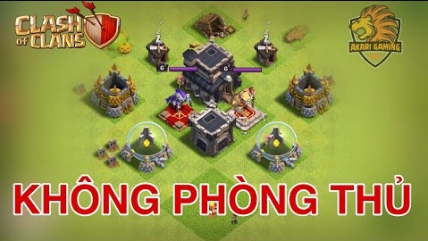 NGÔI LÀNG BỎ HOANG KHÔNG PHÒNG THỦ KỲ LẠ NHẤT Clash of clans