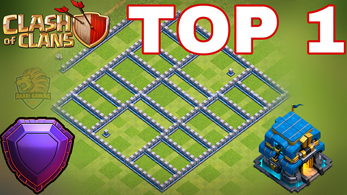 MẪU BASE BAY CÚP HUYỀN THOẠI TOP 1 THẾ GIỚI CLASH OF CLANS