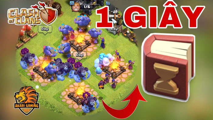 NÂNG CẤP MAX YETI NGƯỜI TUYẾT Clash of clans CHỈ 1 GIÂY