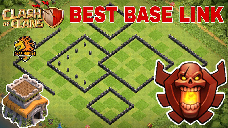 MẪU BASE TH8 CHỐNG 3 SAO LEO RANK CHAMPION Clash of clans