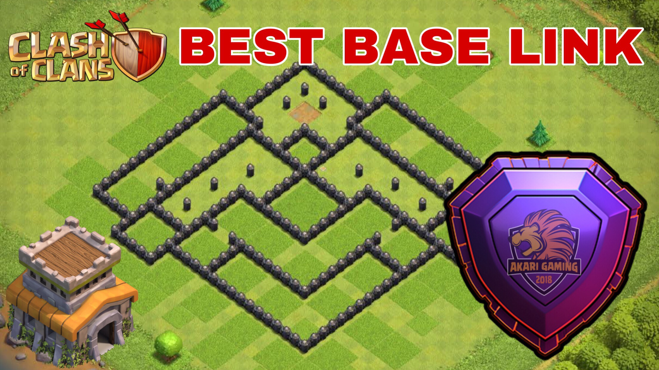 MẪU BASE TH8 CHỐNG 3 SAO LEO RANK HUYỀN THOẠI Clash of clans