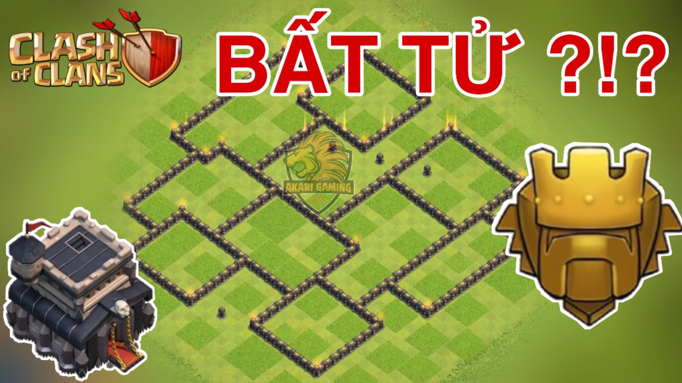 TH7 KHÔNG ĐÁNH NỔI 1 SAO BASE TH9 KỲ LẠ RANK TITAN Clash of clans