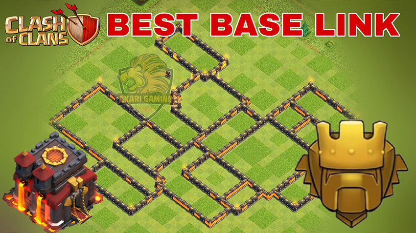 Base TH10 Chống Rồng Điện 3 Sao Leo Rank Titan Clash of clans