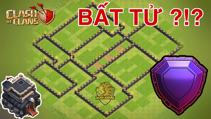 TH7 KHÔNG ĐÁNH NỔI 1 SAO BASE TH9 KỲ LẠ RANK HUYỀN THOẠI Clash of clans