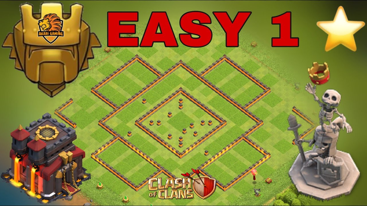 BASE TH10 TROLL 1 SAO LEO RANK TITAN Clash of clans - ĐỪNG THẢ LÍNH VÀO ĐÂY