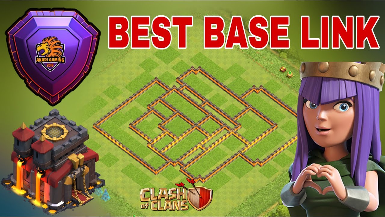 NEW BASE TH10 BAY CÚP HUYỀN THOẠI CỰC TỐT Clash of clans