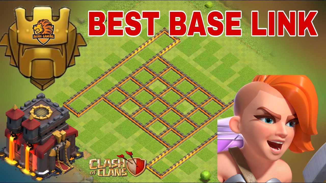 BASE TH10 BAY CÚP TITAN CHỐNG 3 SAO CỰC HIỆU QUẢ Clash of clans