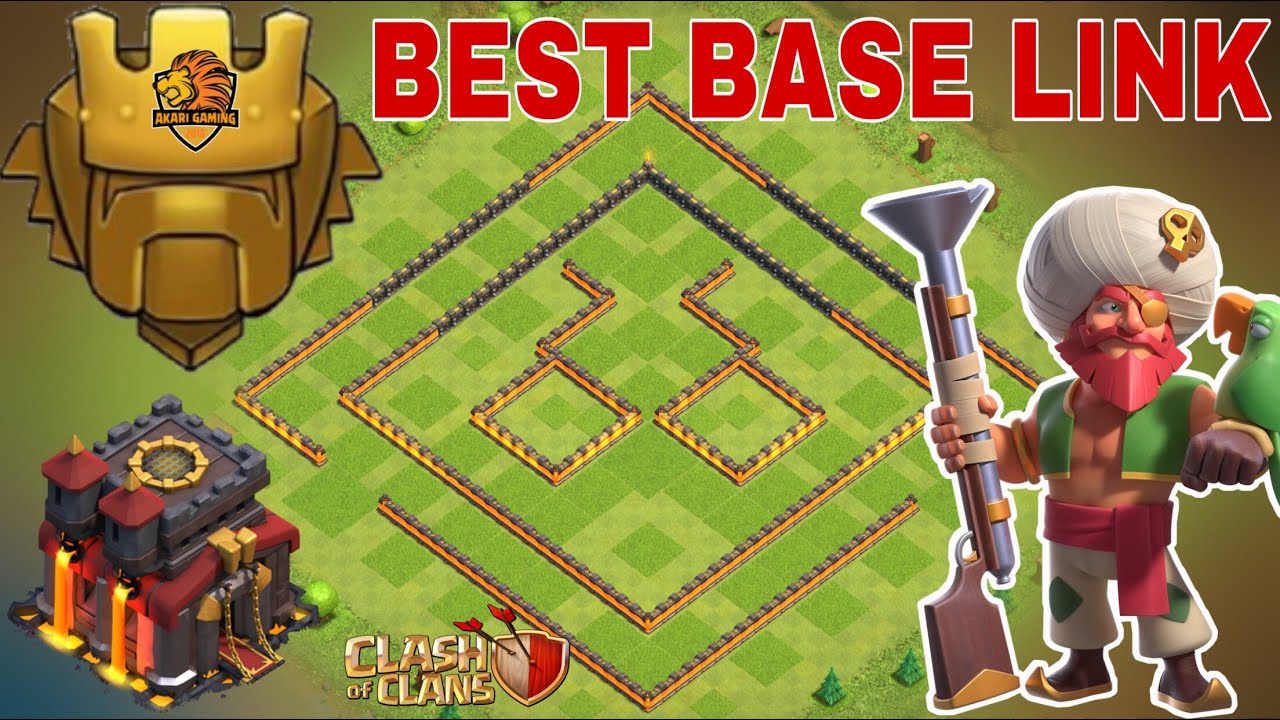 BASE TH10 LEO RANK TITAN CHỐNG 3 SAO CỰC KHỎE Clash of clans