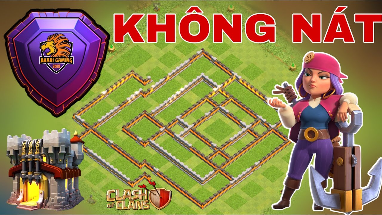 BASE TH11 THỦ NHÀ TOÀN THẰNG LEO RANK HUYỀN THOẠI Clash of clans