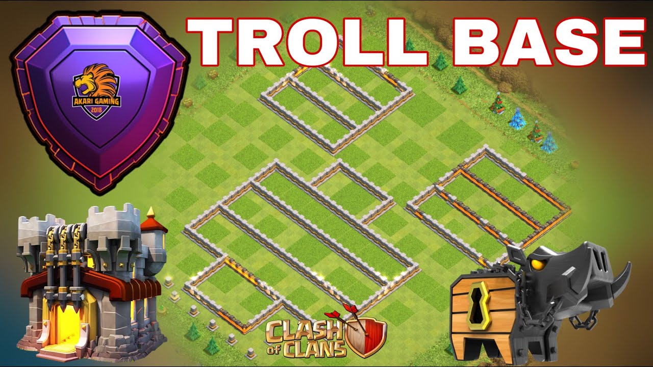 NEW BASE TH11 SIÊU TROLL 1 SAO BAY CÚP HUYỀN THOẠI CỰC CHẤT Clash of clans