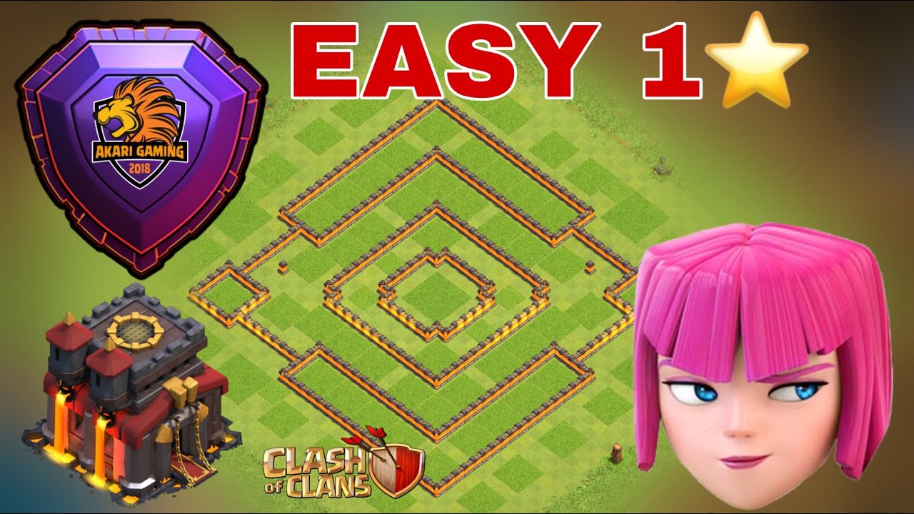 BASE TH10 LEO RANK HUYỀN THOẠI DỄ 1 SAO CỰC HIỆU QUẢ Clash of clans