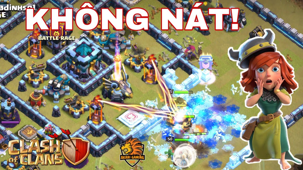 BASE TH13 THỦ SIÊU DẺO 5 LƯỢT KHÔNG NÁT TRƯỚC CLAN CỰC MẠNH HÀN QUỐC Clash of clans