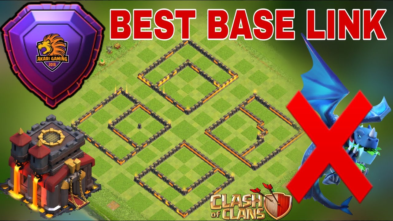 NEW BASE TH10 BAY CÚP HUYỀN THOẠI RỒNG ĐIỆN TH11 KHÔNG NÁT Clash of clans