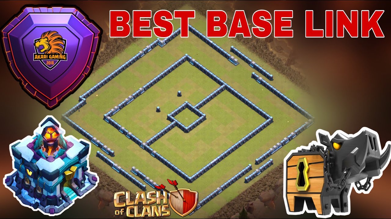 NEW BASE TH13 TROLL LEO RANK HUYỀN THOẠI CỰC CHẤT Clash of clans