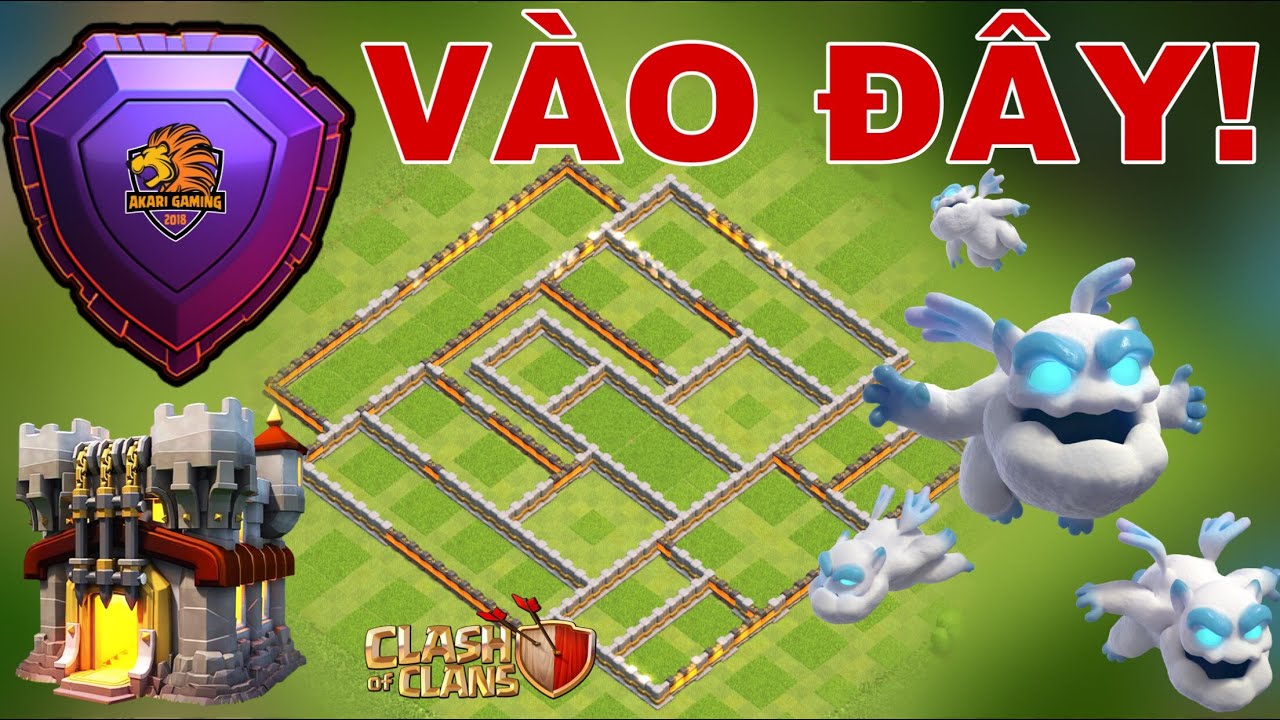 BASE TH11 KHÔNG MUỐN MẤT CÚP THÌ ĐỪNG VÀO RANK HUYỀN THOẠI Clash of clans