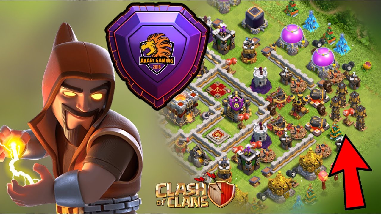 BASE TH11 RỒNG ĐIỆN ĐÁNH KHÔNG NỔI 1 SAO BAY CÚP HUYỀN THOẠI Clash of clans