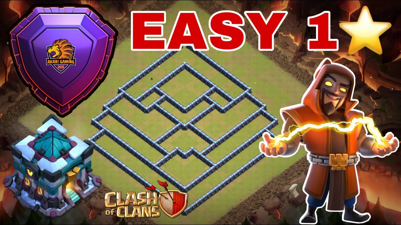 BASE TH13 CỰC DỊ DỄ 1 SAO 5k6 - 5k7 CÚP BAY RANK HUYỀN THOẠI Clash of clans